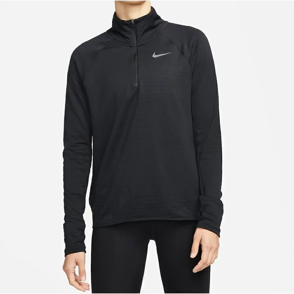 Nike Therma-FIT Element Women's Running Jacket Quarter Zip Size Large L Black
